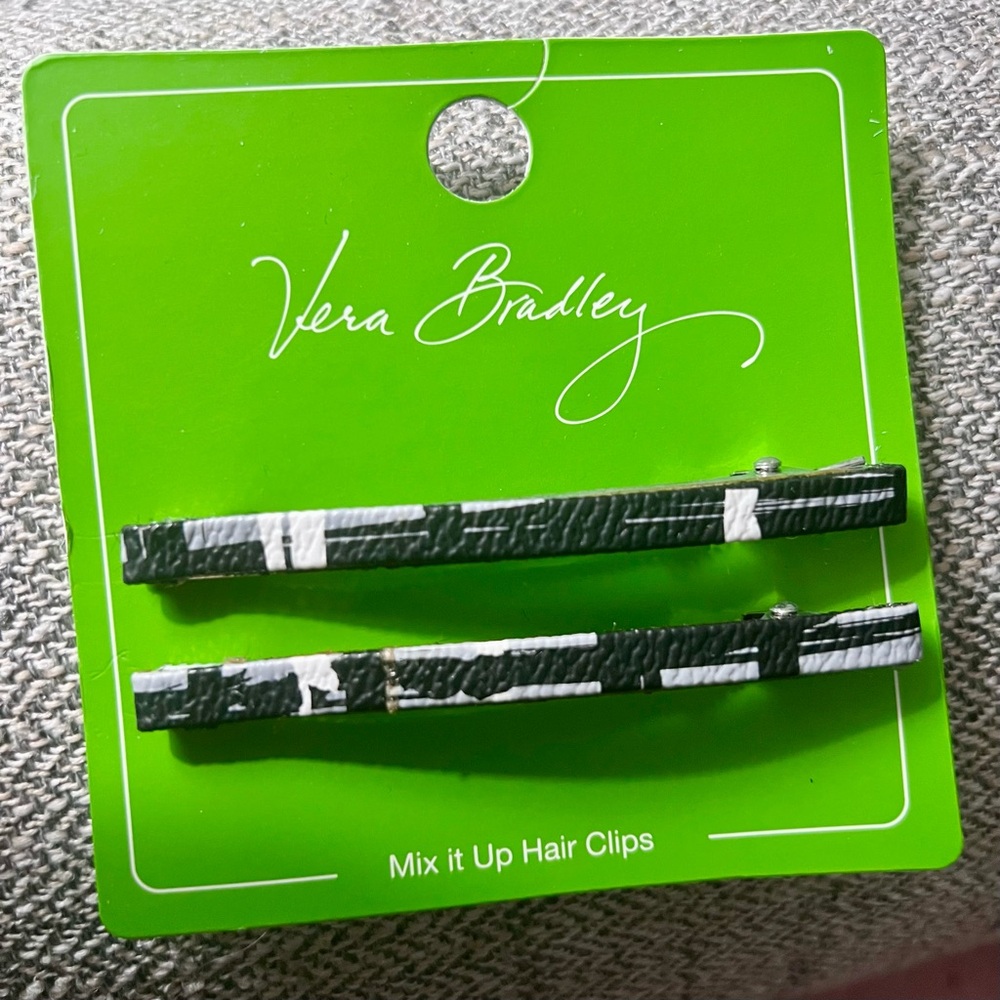 NWT Vera Bradley 2pc Hair Clips